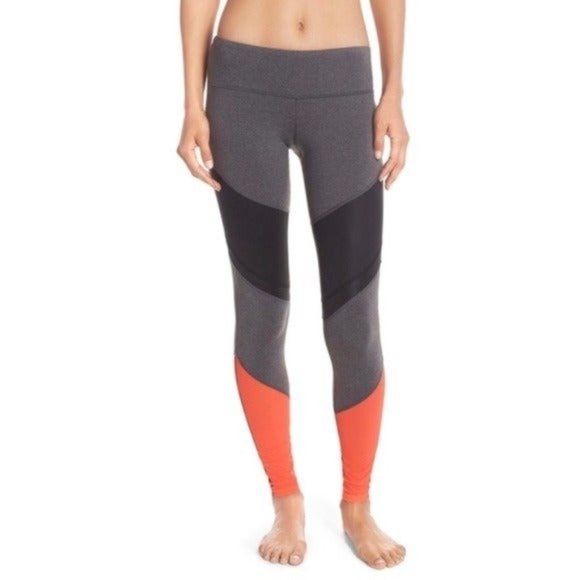 ALO Yoga Pants - Alo Yoga Sheila Alosoft Colorblock Mid Rise Athletic Leggings Size Small